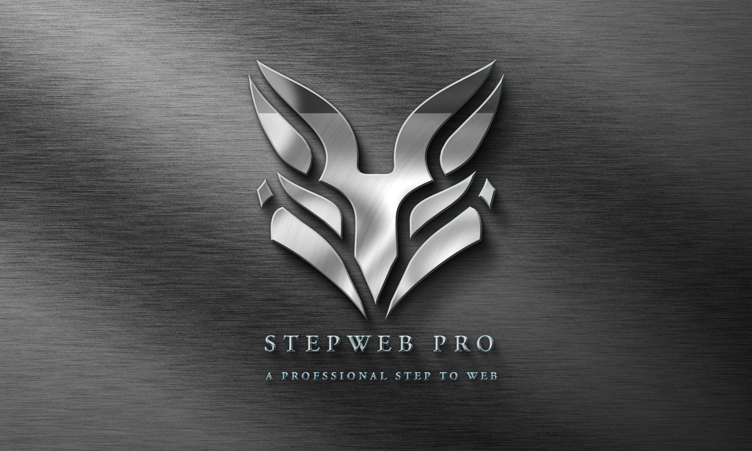 Logo Mockup on iron wall